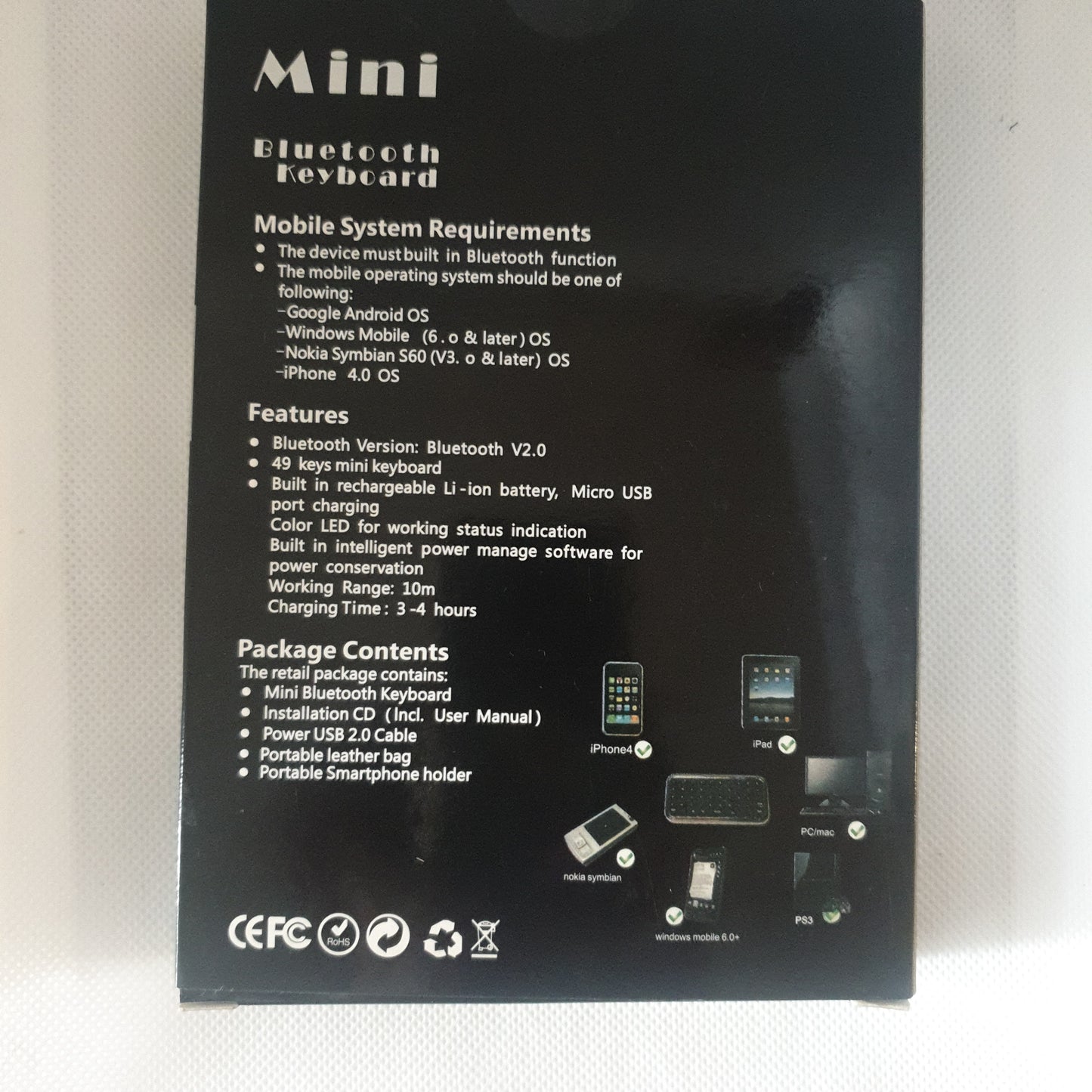 Tecleado buetooth para celular