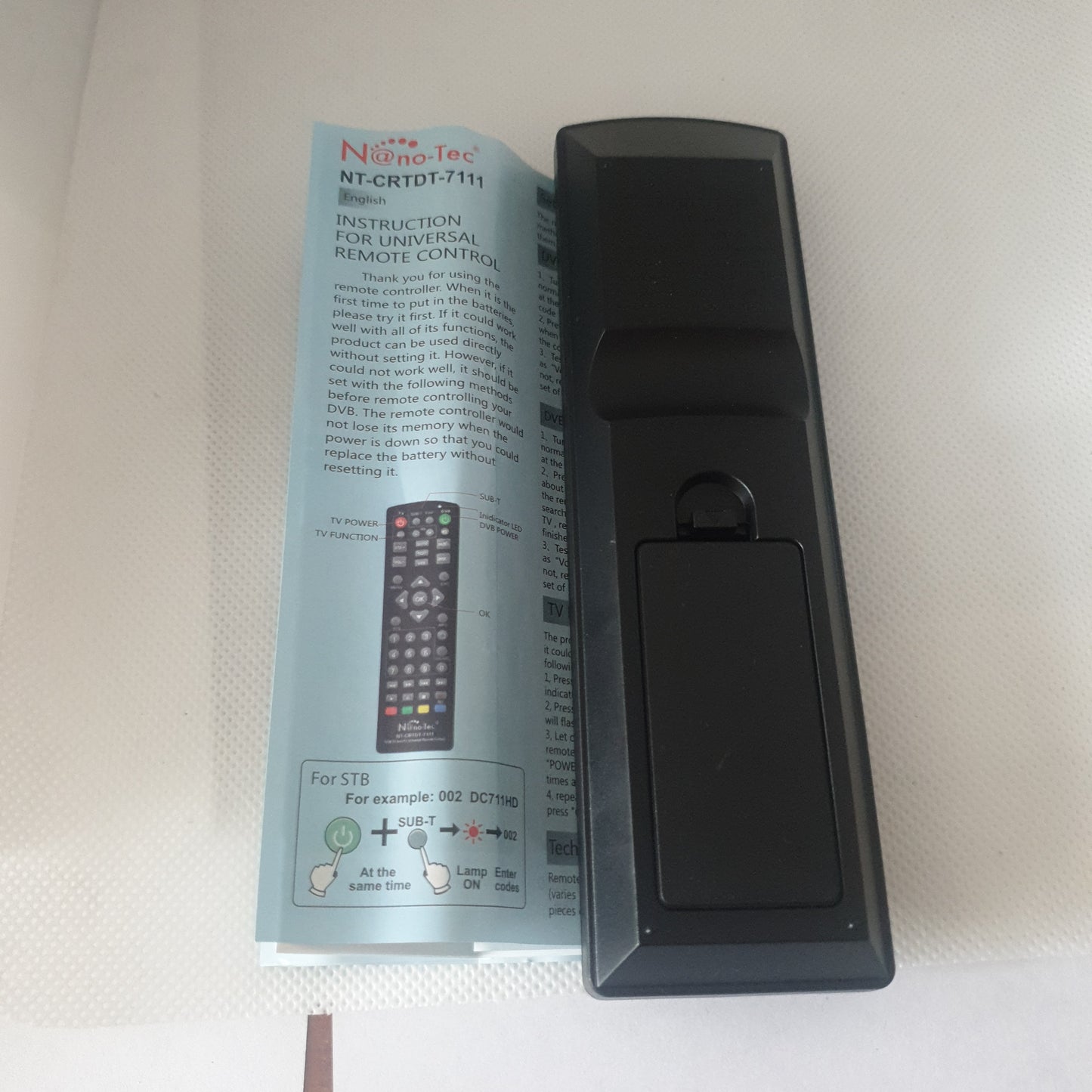 Control auniversal para Tdt