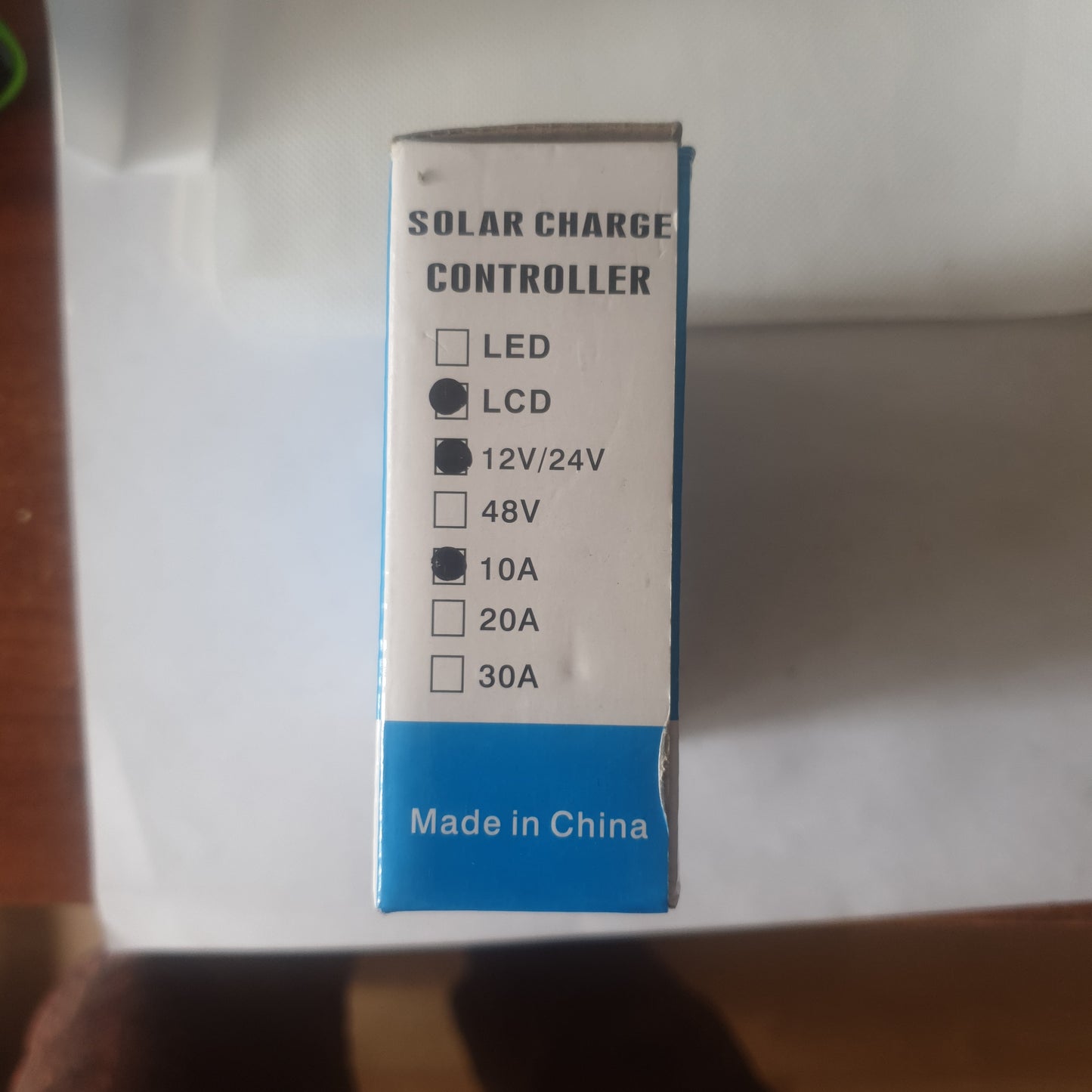 Control de cargador solar