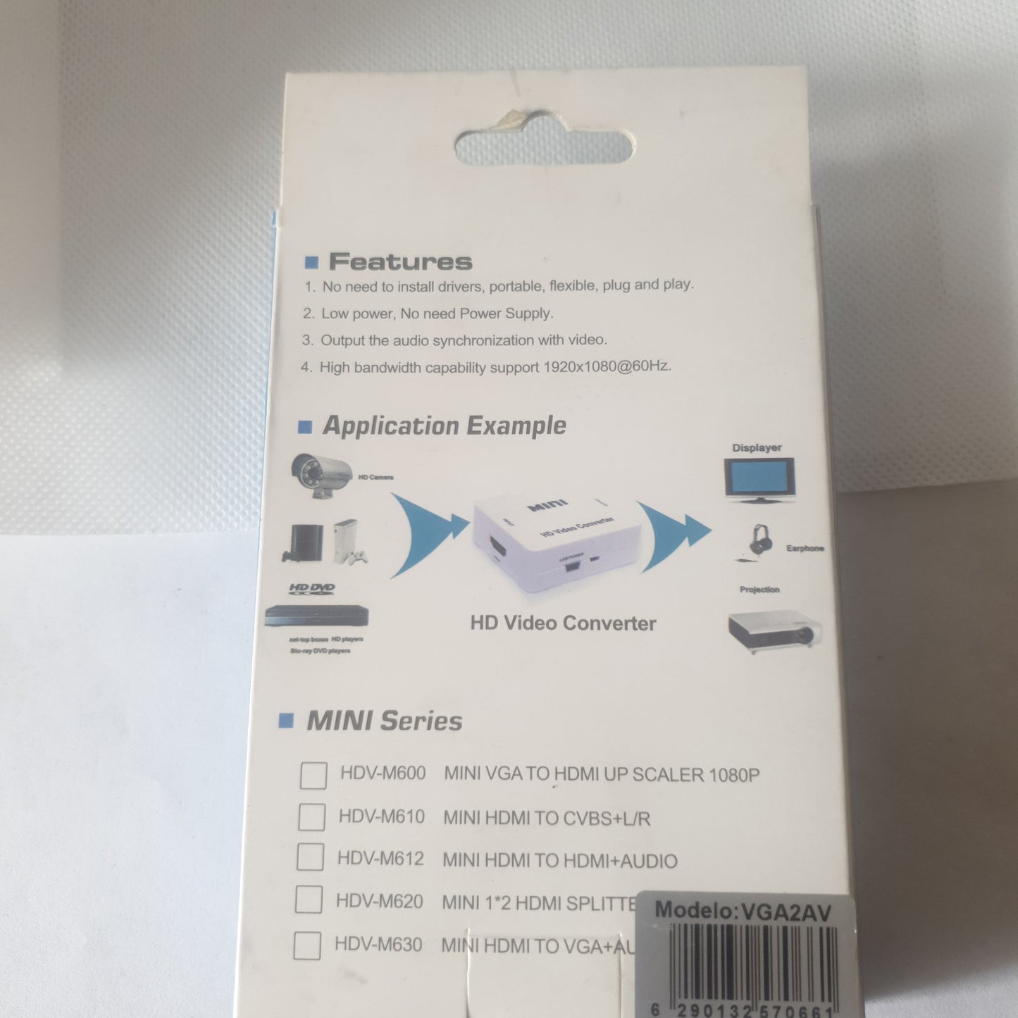 Mini Convertidor de videp de VGA a AV