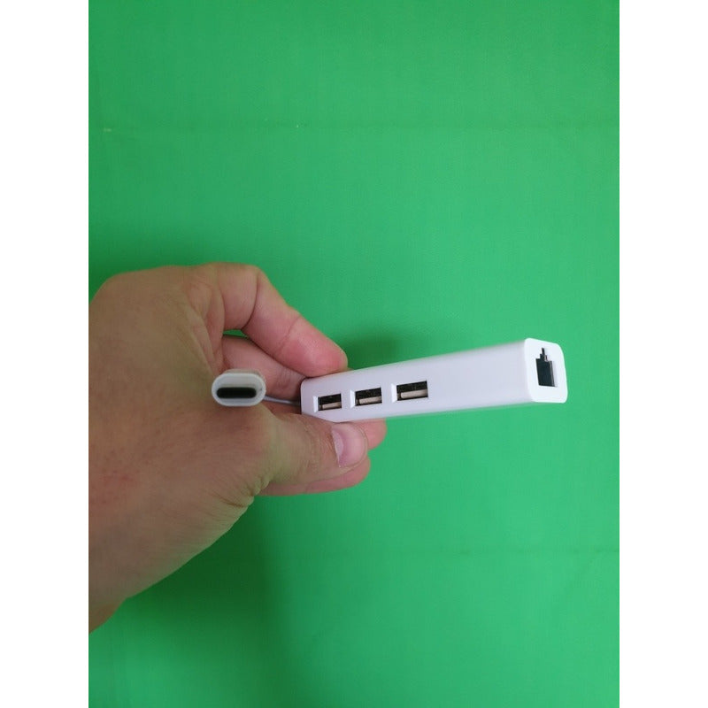 Tarjeta Red Rj45 Tipo Usb C + Multipuertos Usb Portatiles