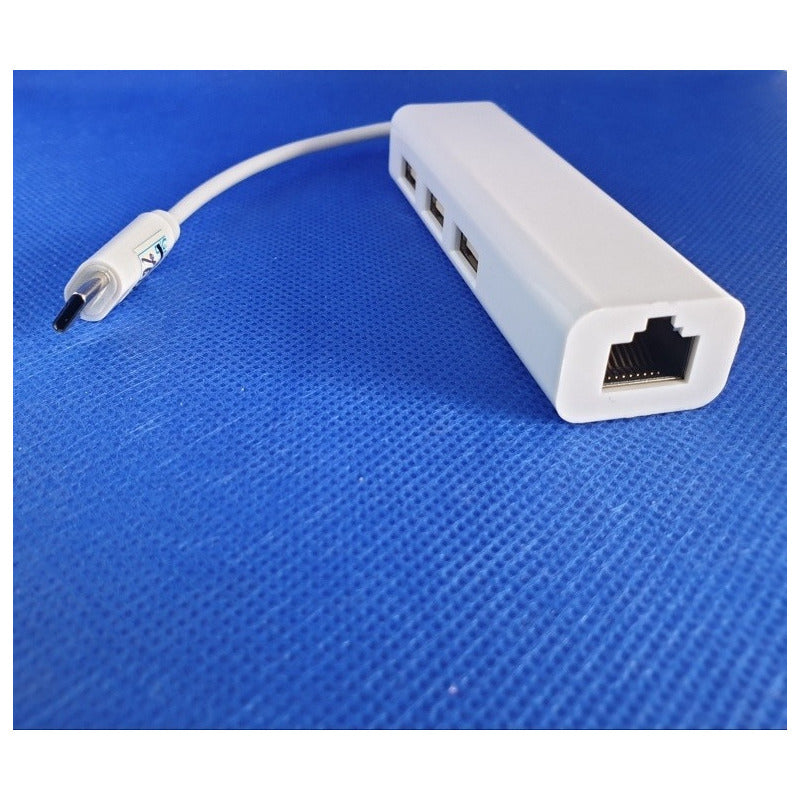 Tarjeta Red Rj45 Tipo Usb C + Multipuertos Usb Portatiles