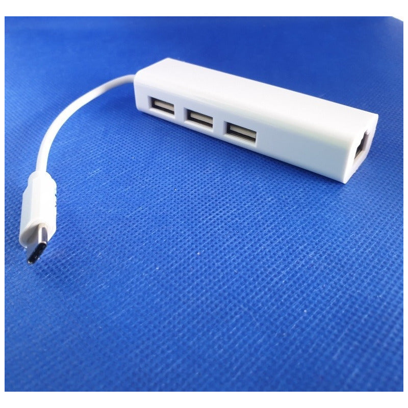 Tarjeta Red Rj45 Tipo Usb C + Multipuertos Usb Portatiles