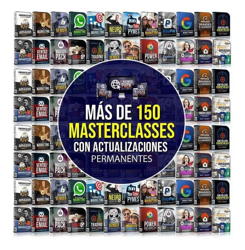 MEGA PACK Entrenamientos en linea mas de 200 cursos en un solo paquete