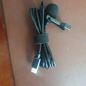 Micrófono de solapa con conector tipo c