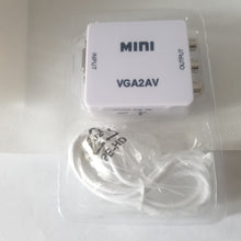Cargar imagen en el visor de la galería, Mini Convertidor de videp de VGA a AV