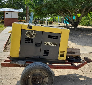 Planta Generadora de Energía Diésel Kipor KDE12STAF USADO