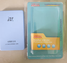 Cargar imagen en el visor de la galería, Caja para disco duro 2.5 pulgadas de portaril a usb