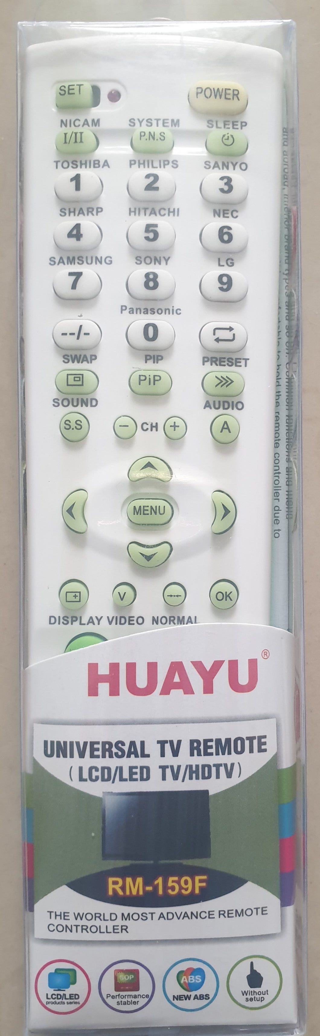 Control remoto universal para tv lcd