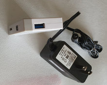 Cargar imagen en el visor de la galería, Hub multiplicador de 4 puertos usb trednet con fuente de poder