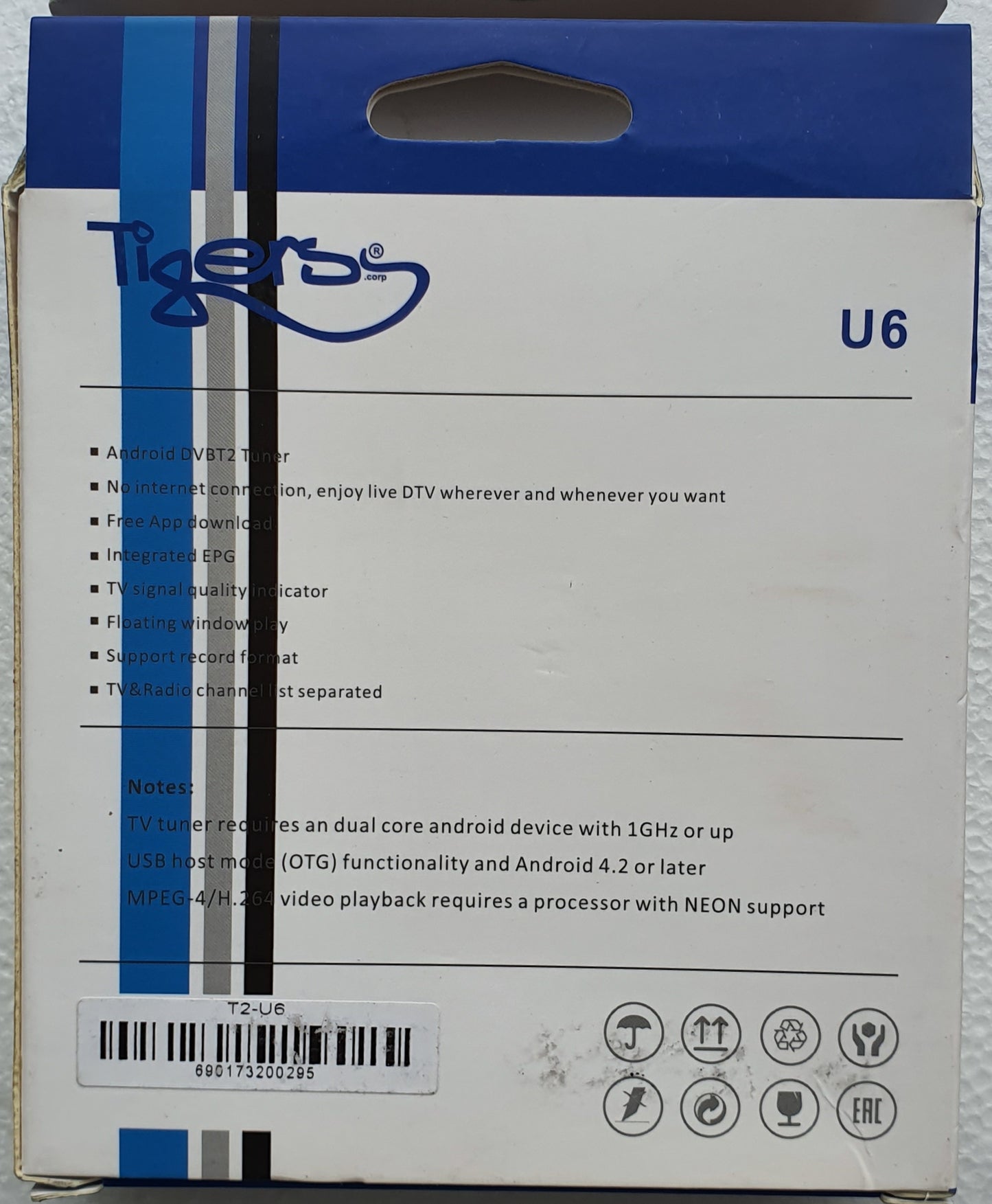 Tarjeta de tv tdt para celular puerto puerto micro usb