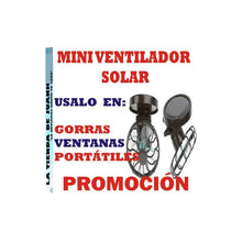 Cargar imagen en el visor de la galería, Ventiladores Abanicos  Panel Solar Sombreros Promociones