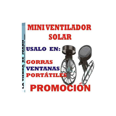 I Ventilador Solar Pa Gorras Portatiles Promocion Abanico