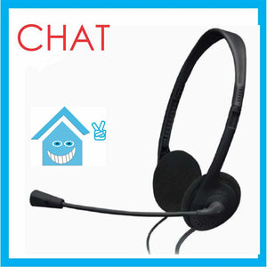 Diademas Audifonos Microfonos Chat Cafe Internet Skype Msn