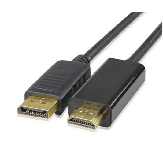 Cable Displayport (dp) A Hdmi 1.8 Mtrs Negro Calidad Aaa