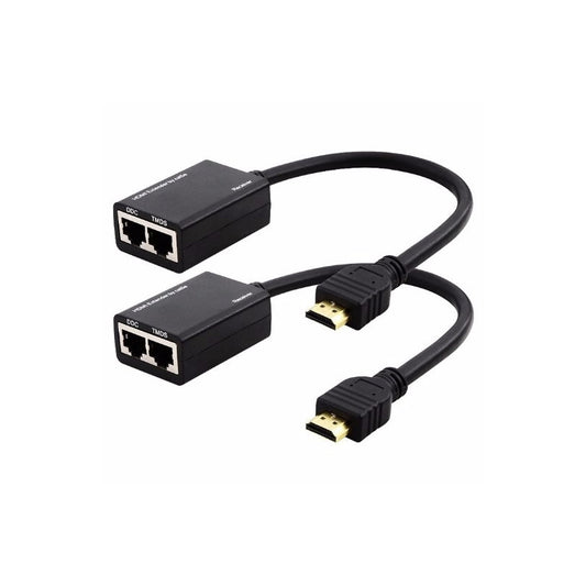 Extender Hdmi 3d 1080p Hasta 30 Mtrs Extensor De Video Red