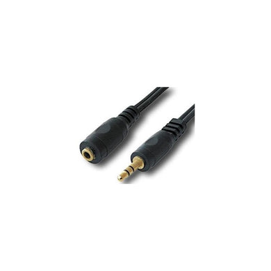 Remate Cable Audio 3.5 Sonido Macho Auxiliar Hembra 3m