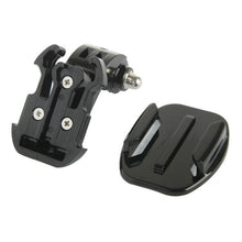 Cargar imagen en el visor de la galería, Kit Soporte Base+ Hebilla Casco J-hook Camara Tipo Gopro