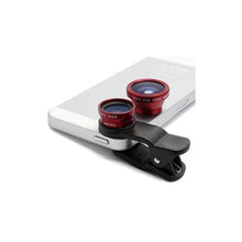 Cargar imagen en el visor de la galería, Juego Lentes Celular Ojo Pez Angular Micr Samsung iPhone Htc
