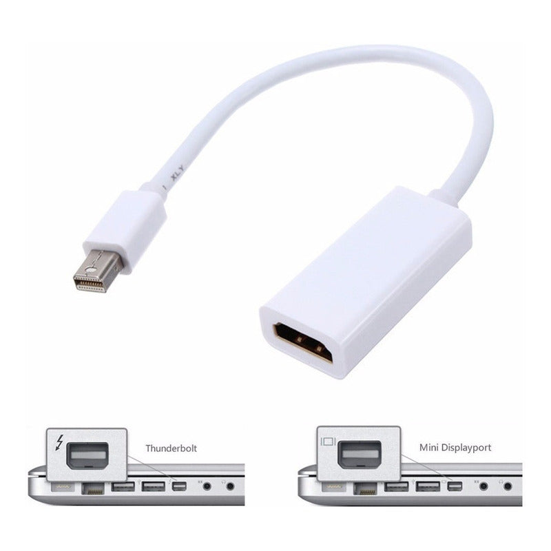 Cable Mini Dp Diplay Port A Hdmi  Pa Mac Video Adaptador