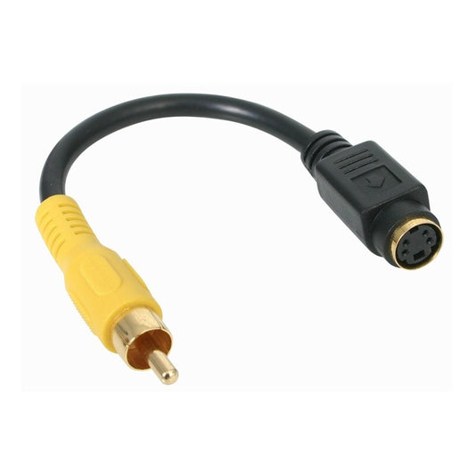 Convertidor  4 Pin Hembra Svideo Rca Macho Conversor Remate