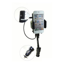 Cargar imagen en el visor de la galería, Soporte iPhone  Encendedor Del Carro Transmisor De Audio Fm