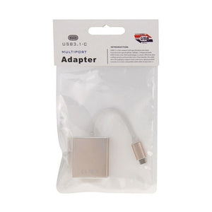 Adaptador Usb C  Type C 3.1 A Hdmi Cable Celulares Generico