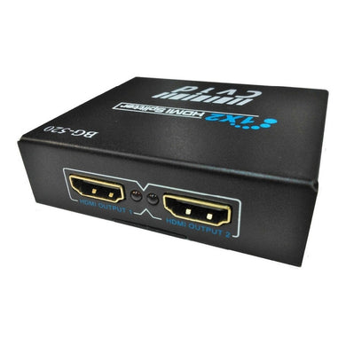 Convertidor  Video  Hdmi De 1 A 2 Splitter Multiplica Tv Led