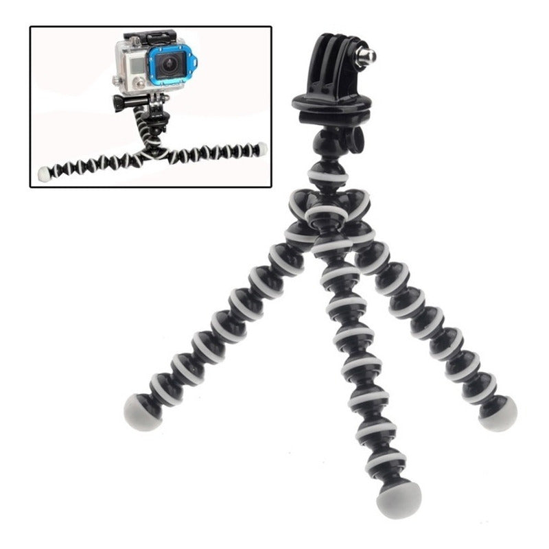 Soporte Tipo Araña  Gopro Tripode  Altura 15 Cm Camaras