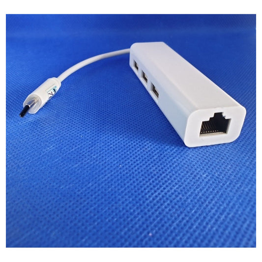 Tarjeta Red Rj45 Tipo Usb C + Multipuertos Usb Portatiles