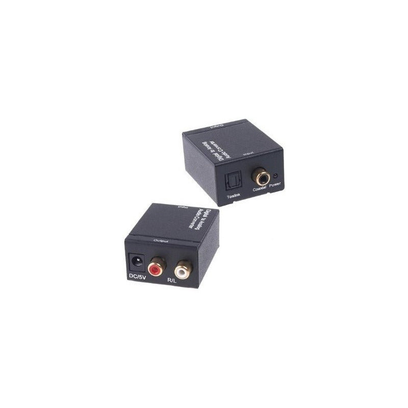 Convertidor De Sonido Optico A Rca Para Televisores Sonido