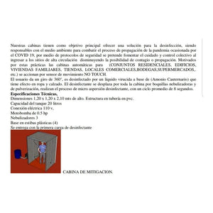 Tunel  Desinfeción Automatico - - Unidad a $1999999