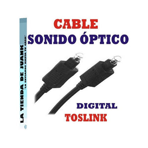 Cable Sonido Optico Digital Tos Link Fibra Optica Led Tv