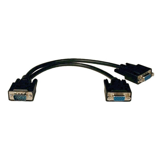 Convertidor  Video Vga 1 A 2 Puertos Splitter Conversor