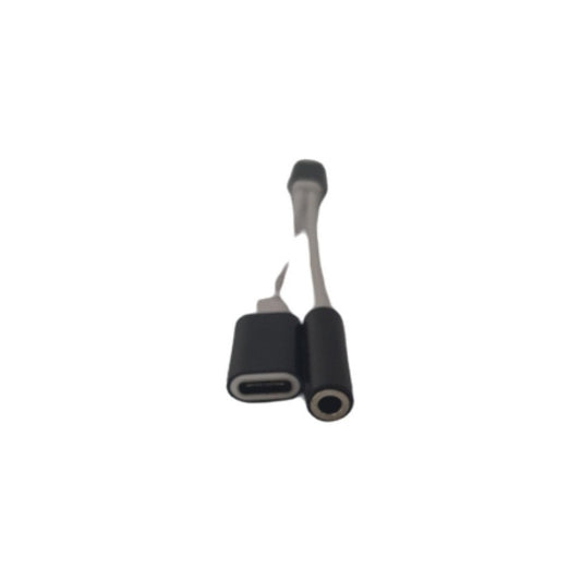 Adaptador Usb Tipo C Jack 3.5mm Audio Y Carga C Hembra