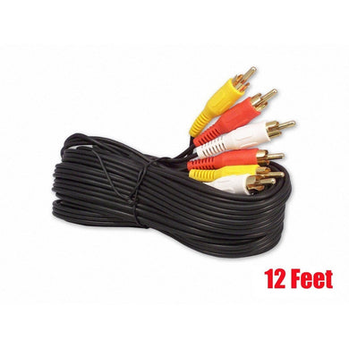 Remate Cable Rca Audio Y Video 1.8m  Dvd Proyector Tv Led