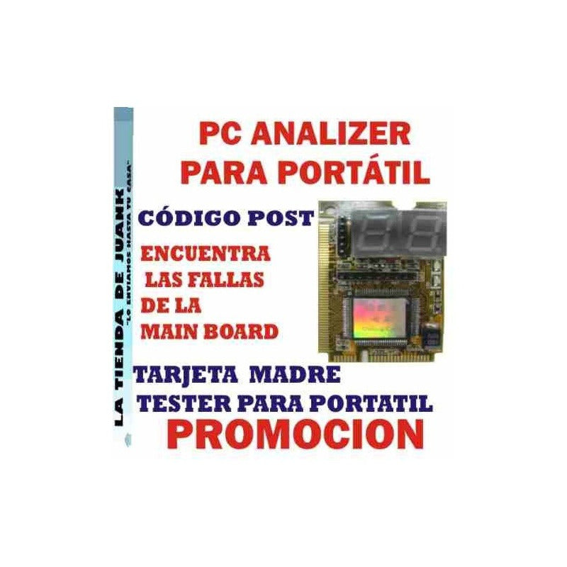 Pc Analizer Analizador Tester Tarjetas Mother Boards Lqt