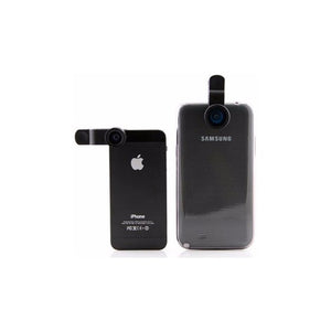 Juego Lentes Celular Ojo Pez Angular Micr Samsung iPhone Htc