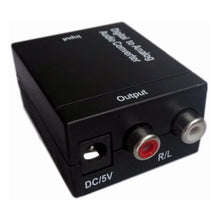 Cargar imagen en el visor de la galería, Caja  Convertidora De Sonido Optico Digital A Rca Audio