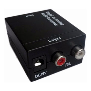 Caja  Convertidora De Sonido Optico Digital A Rca Audio