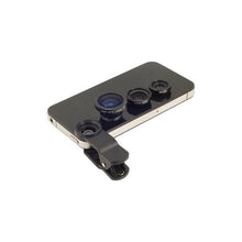 Cargar imagen en el visor de la galería, Juego Lentes Celular Ojo Pez Angular Micr Samsung iPhone Htc