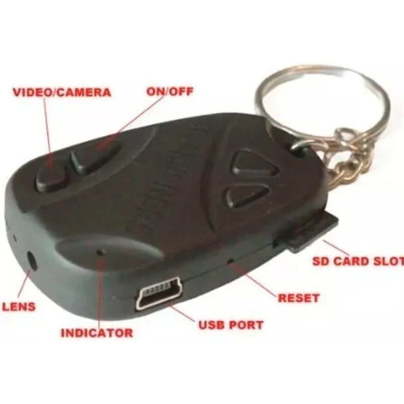 Camara Espia Oculta En Llavero De Carro Video Fotos
