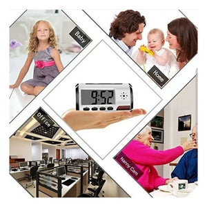 Reloj Camara Para Escritorio Con Ranura Sd
