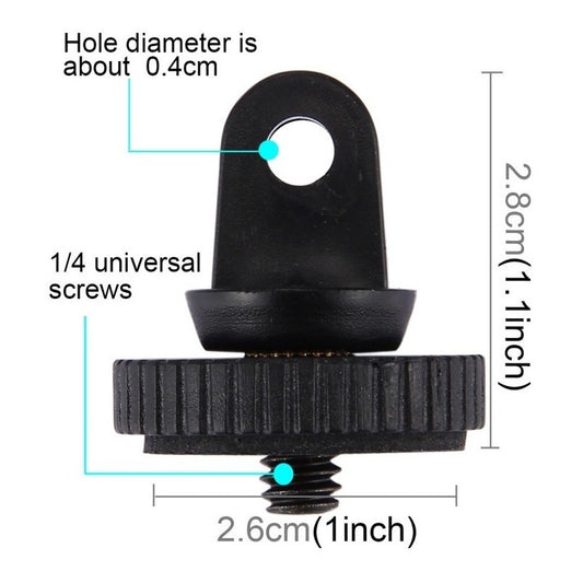 Pivote Tripode Giratorio Tornillo Pro 360 Camara Deportivas