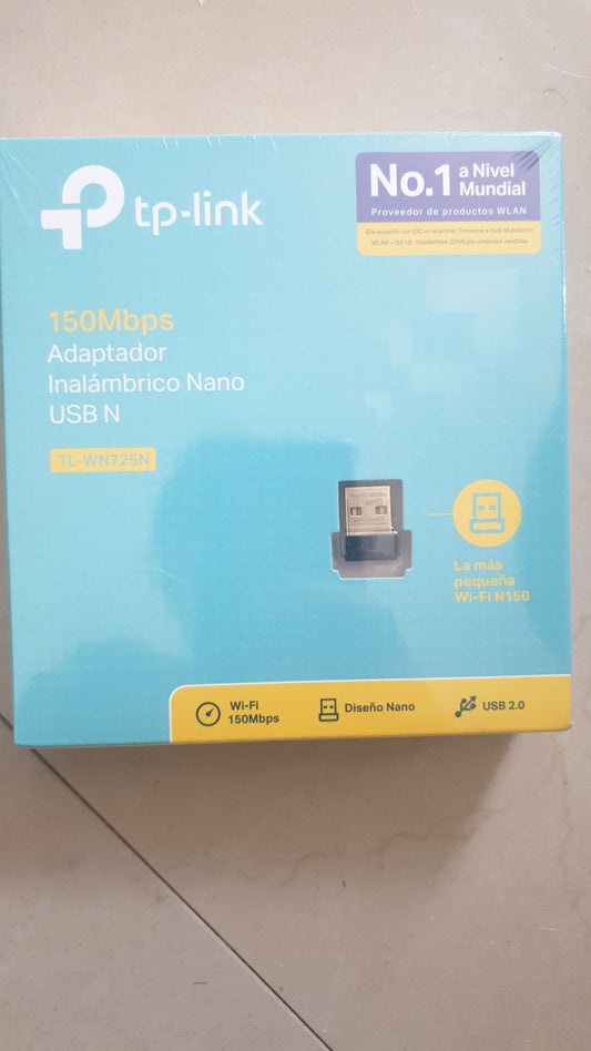 Tarjeta usb wifi tplink wn725n