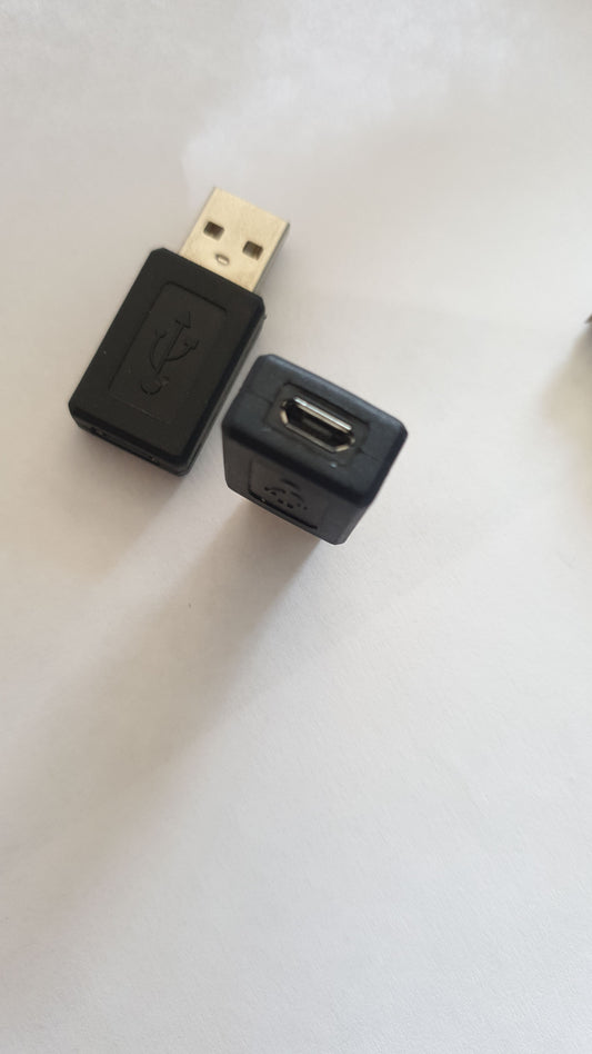 Conector micro usb hembra a usb macho