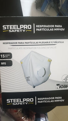 Tapabocas con filtro steel pro