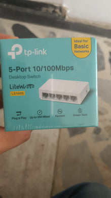 Swtich de red multiplicador de puertos tplink