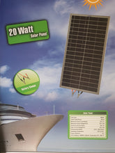 Cargar imagen en el visor de la galería, Panel Solar 20w Para 2 Bombillos Radio Celulares Camaras Luz
