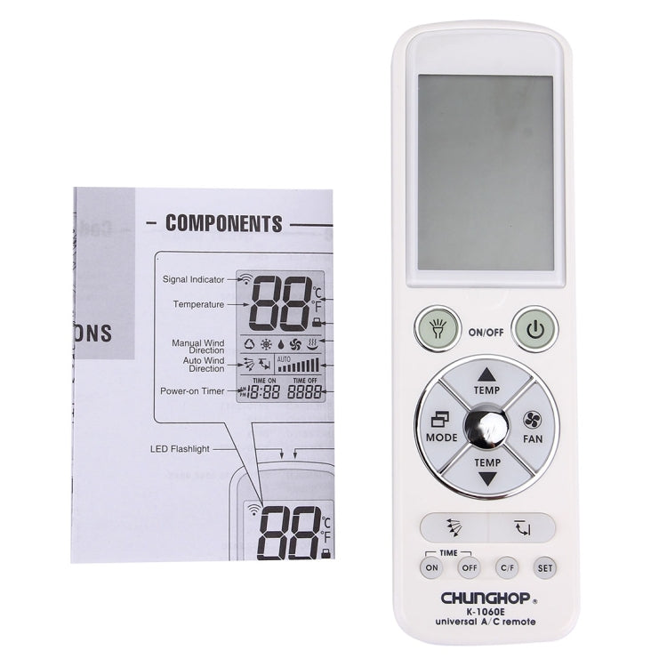 control universal aire acondicionado Universal Air-Conditioner Remote Controller
